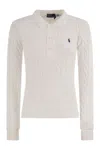 Polo Ralph Lauren Cotton Cable-knit Polo Shirt