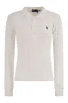 Polo Ralph Lauren Cotton Cable-knit Polo Shirt