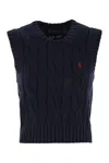 Polo Ralph Lauren Plaited Cotton Short Waistcoat