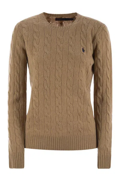 Polo Ralph Lauren Julianna Long Sleeve Pullover In Brown