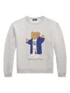 Polo Ralph Lauren Ls Cable Cn-long Sleeve-pullover Sweatshirts Grey In Multi