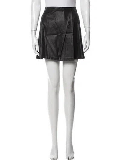 Pre-owned Polo Ralph Lauren Pleated Accents Mini Skirt In Blue