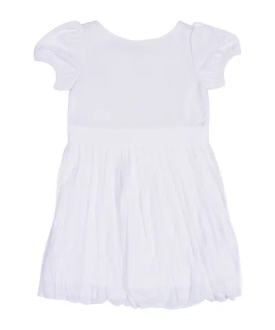 Polo Ralph Lauren Kids' Pleated A-line Dress In White