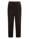 Polo Ralph Lauren Mens Hitman Wide-leg Pleated Cotton-corduroy Trousers Brown In Brown