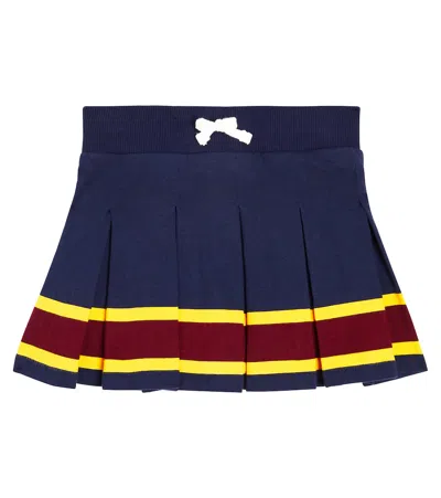 Polo Ralph Lauren Kids' Cotton-blend Skirt In Blue