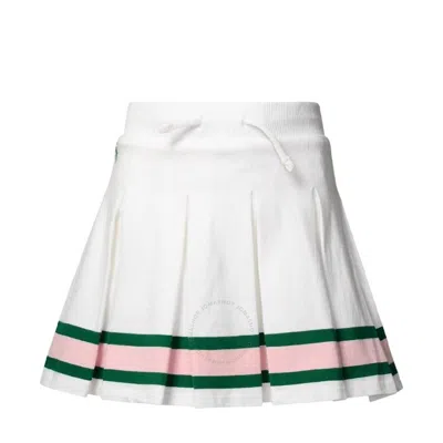 POLO RALPH LAUREN POLO RALPH LAUREN PLEATED DESIGN COTTON SKIRT