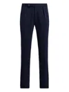 Polo Ralph Lauren Pleated-front Trousers In Blue