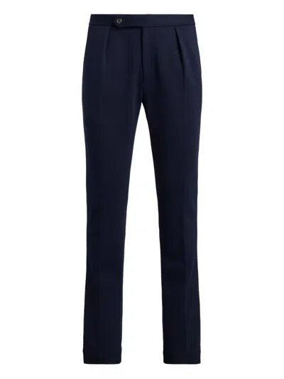 POLO RALPH LAUREN PLEATED-FRONT TROUSERS