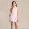 Polo Ralph Lauren Kids' Pleated Mesh Skort In Hint Of Pink