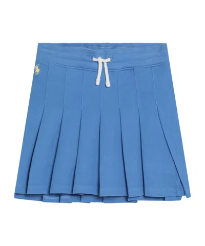 Polo Ralph Lauren Pleated Mini Skirt In Blue