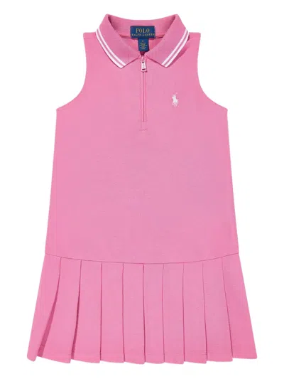 POLO RALPH LAUREN PLEATED POLO DRESS
