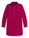 Polo Ralph Lauren Ralph Lauren Pintucked Cotton Corduroy Dress In Pink