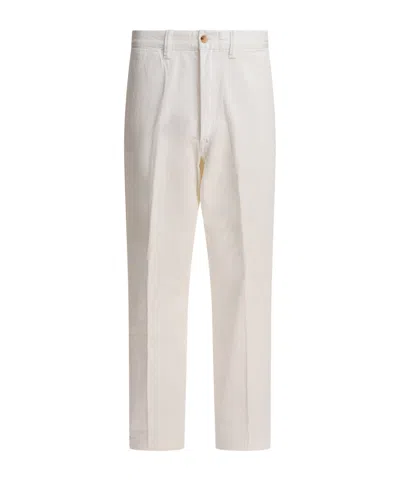 POLO RALPH LAUREN PLEATED WIDE-LEG TROUSERS