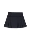 Polo Ralph Lauren Pleated High-waist Skirt In Blue