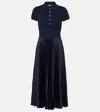 Polo Ralph Lauren Polo Sweater-bodice Dress In Blue