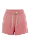 Polo Ralph Lauren Plush Shorts With Drawstring In Pink