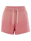 Polo Ralph Lauren Plush Shorts With Drawstring In Pink