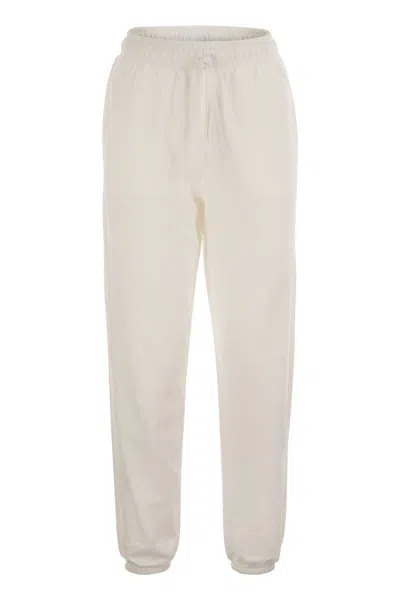 Polo Ralph Lauren Plush Sports Trousers In White