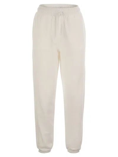 Polo Ralph Lauren Plush Sports Trousers In Neutral