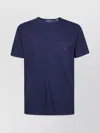 Polo Ralph Lauren Pocket Crew Neck Short Sleeve T-shirt In Blue