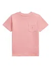 Polo Ralph Lauren Faded Peony/c3357 Brand-embroidery Crewneck Cotton-jersey T-shirt 6-12 Years