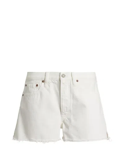 Polo Ralph Lauren Pocket Frayed Short In White