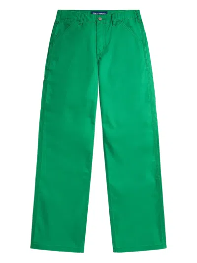 Polo Ralph Lauren Kids' Pocket Logo-detail Jeans In Green