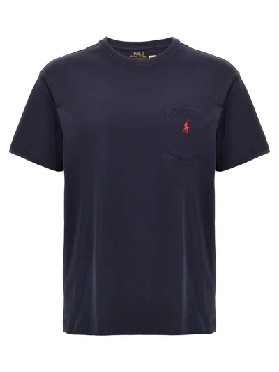 Polo Ralph Lauren Pocket T-shirt In Black