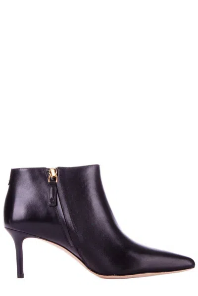 Polo Ralph Lauren Pointed-toe Ankle Boots In Black