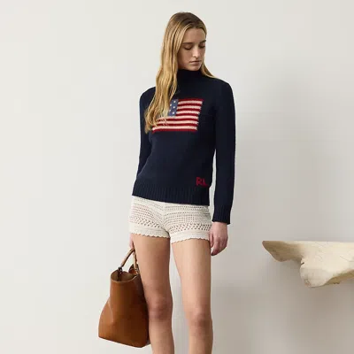 Polo Ralph Lauren Pointelle-knit Short In Cream