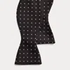 Polo Ralph Lauren Polka-dot Silk Repp Bow Tie In Black
