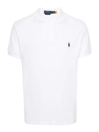 Polo Ralph Lauren Polo Pony Cotton Polo Shirt In White