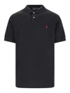 Polo Ralph Lauren Slim Fit Polo Shirt With Classic Collar In Black