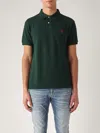 Polo Ralph Lauren Cotton Piquet Polo Shirt In Verde Inglese