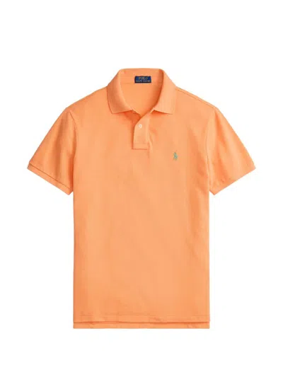Polo Ralph Lauren Polo Arancione Con Logo  In Orange