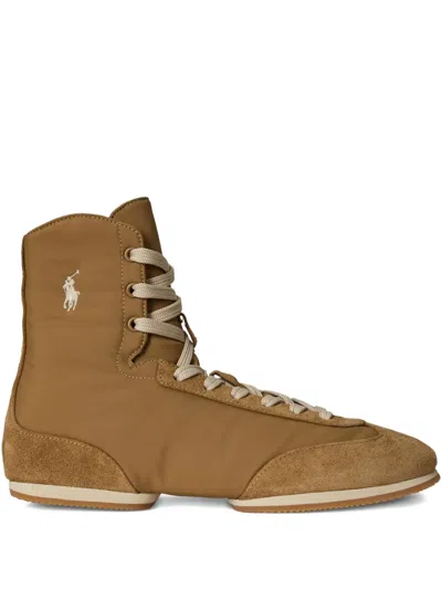 Polo Ralph Lauren Polo Ballerina Suede High-top Sneakers