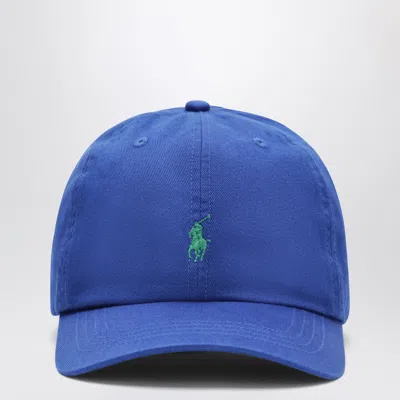 Polo Ralph Lauren Polo Baseball Cap With Embroidered Logo In Blue