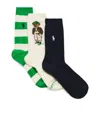 Polo Ralph Lauren Polo Bear And Polo Pony Socks In Multi