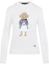 Polo Ralph Lauren Long-sleeved Sweater In Nude