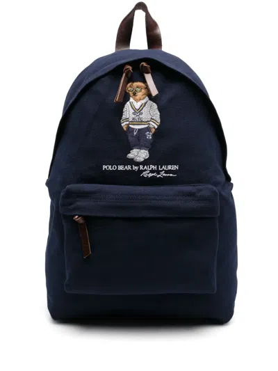 Polo Ralph Lauren Polo Bear Backpack In Blau