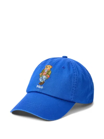 Polo Ralph Lauren Polo Bear Baseball Cap In Blue