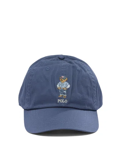 Polo Ralph Lauren "polo Bear" Baseball Cap In Blue
