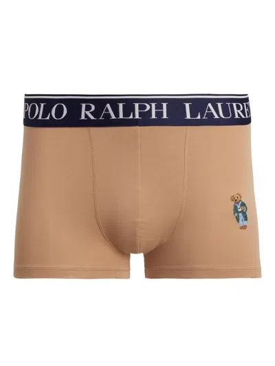 Polo Ralph Lauren Polo Bear Boxers In Brown