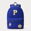 Polo Ralph Lauren Polo Bear Canvas Backpack In Collegiate Blue