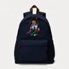 Polo Ralph Lauren Polo Bear Canvas Backpack In Multi