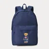 Polo Ralph Lauren Polo Bear Canvas Backpack In Newport Navy