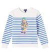 Polo Ralph Lauren Polo Bear Striped Fleece Sweatshirt