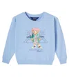 Polo Ralph Lauren Ralph Lauren Polo Bear Terry Sweatshirt In Blue