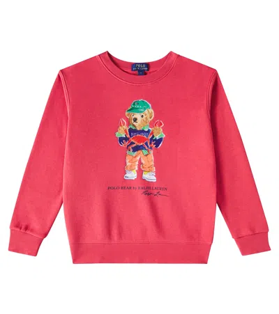 POLO RALPH LAUREN POLO BEAR COTTON-BLEND SWEATSHIRT