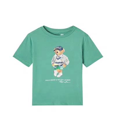 POLO RALPH LAUREN POLO BEAR COTTON JERSEY T-SHIRT
